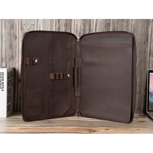 Personalized Leather Portfolio,Custom Leather Padfolio,A4 iPad leather Folder,Monogrammed Padfolio For Dad,Christmas Gift